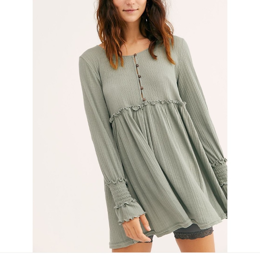 Free people long sleeve dress